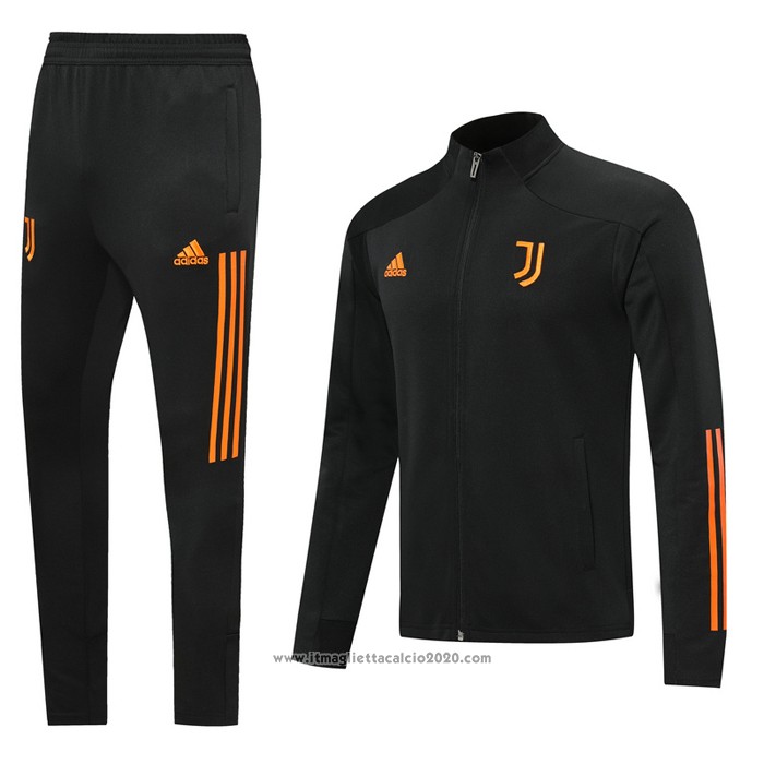 Tuta da Track Giacca Juventus 2020 2021 Nero e Arancione
